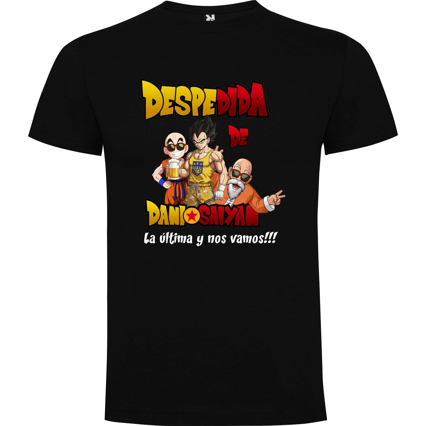 Camiseta despedida de soltero dragon ball Z personalizada