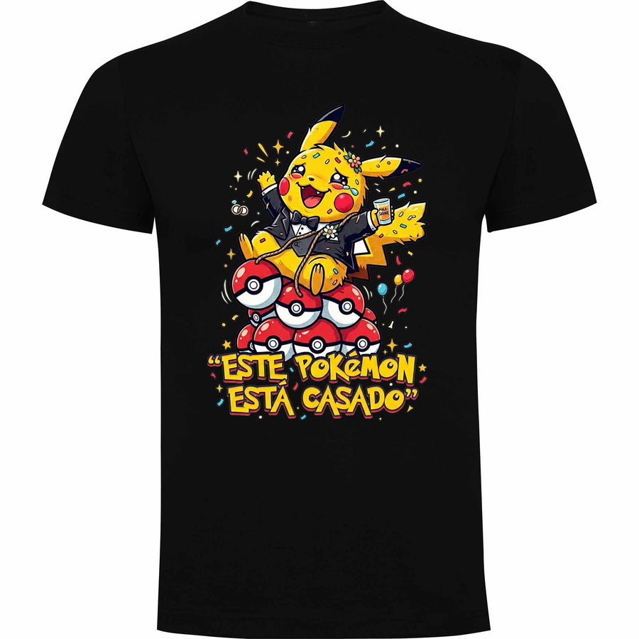 Camiseta despedida de soltero Pokemon pikachu