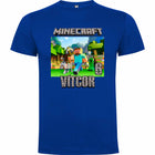 Camiseta minecraft personalizada con nombre y numero