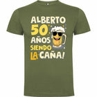 Camiseta personalizada 50 años siendo la caña