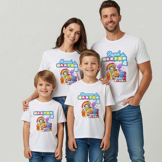 Camiseta cumpleaños Bichi kids familia