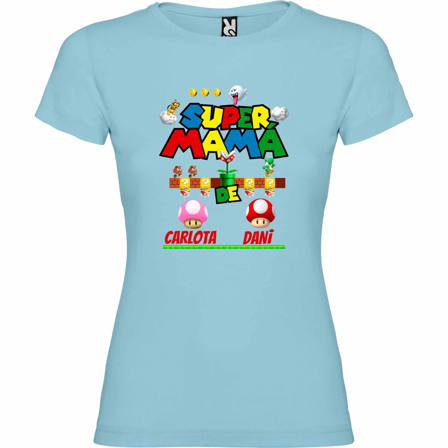 Camiseta personalizada Super Mamá mario bros