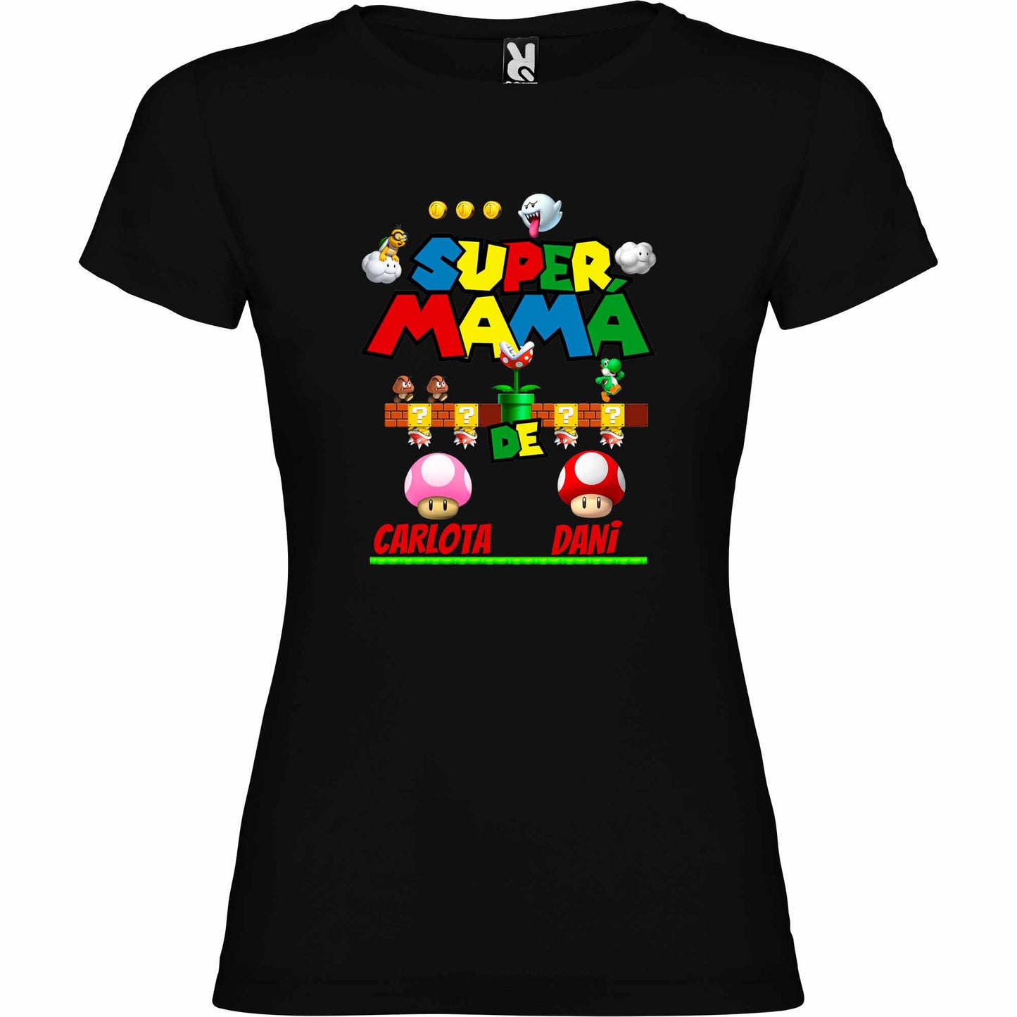 Camiseta personalizada Super Mamá mario bros