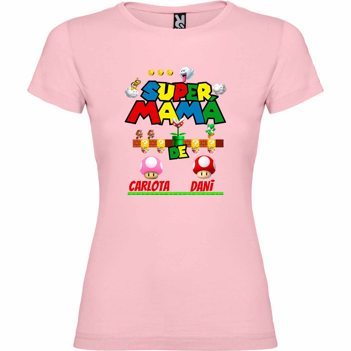 Camiseta personalizada Super Mamá mario bros