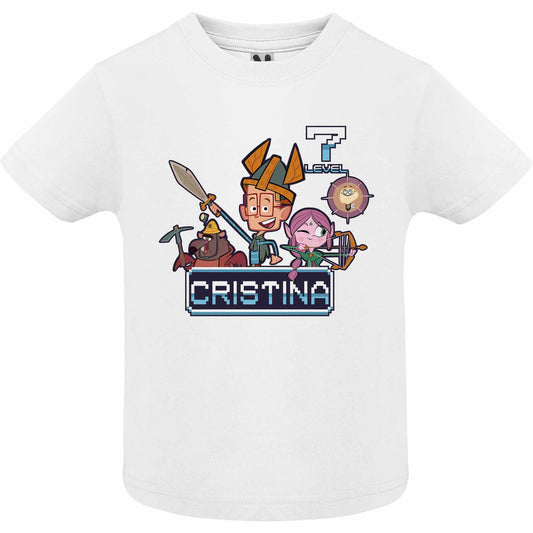 Camiseta cumpleaños marcus level personalizada