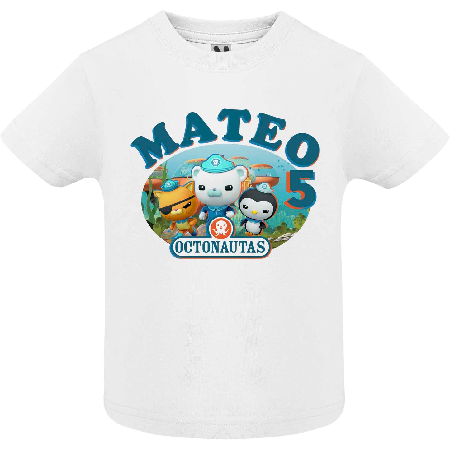 Camiseta cumpleaños Los Octonautas personalizada