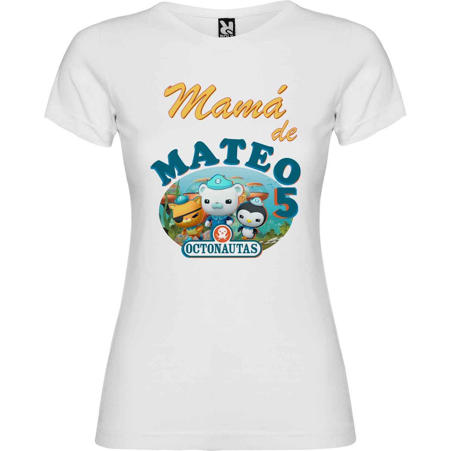 Camiseta cumpleaños Los Octonautas personalizada