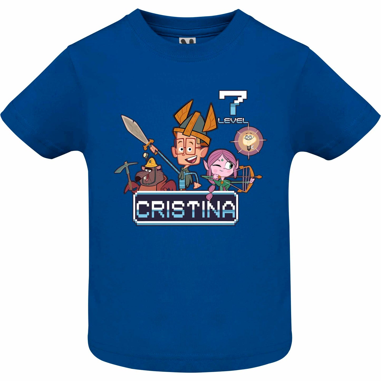 Camiseta cumpleaños marcus level personalizada