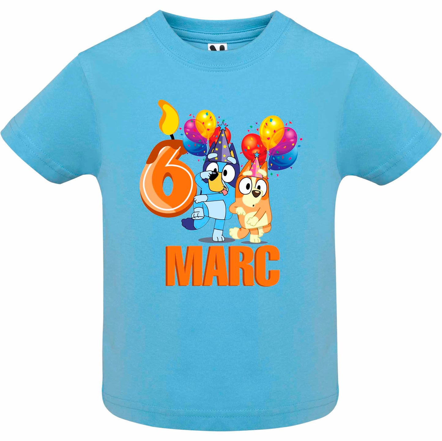 Camiseta personalizada Bluey y Bingo