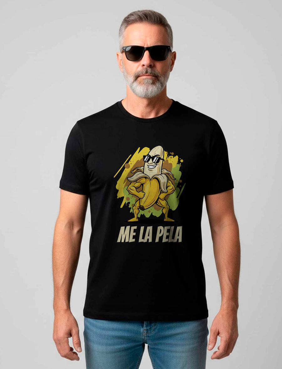 Camiseta personalizada diseño banana me la pela