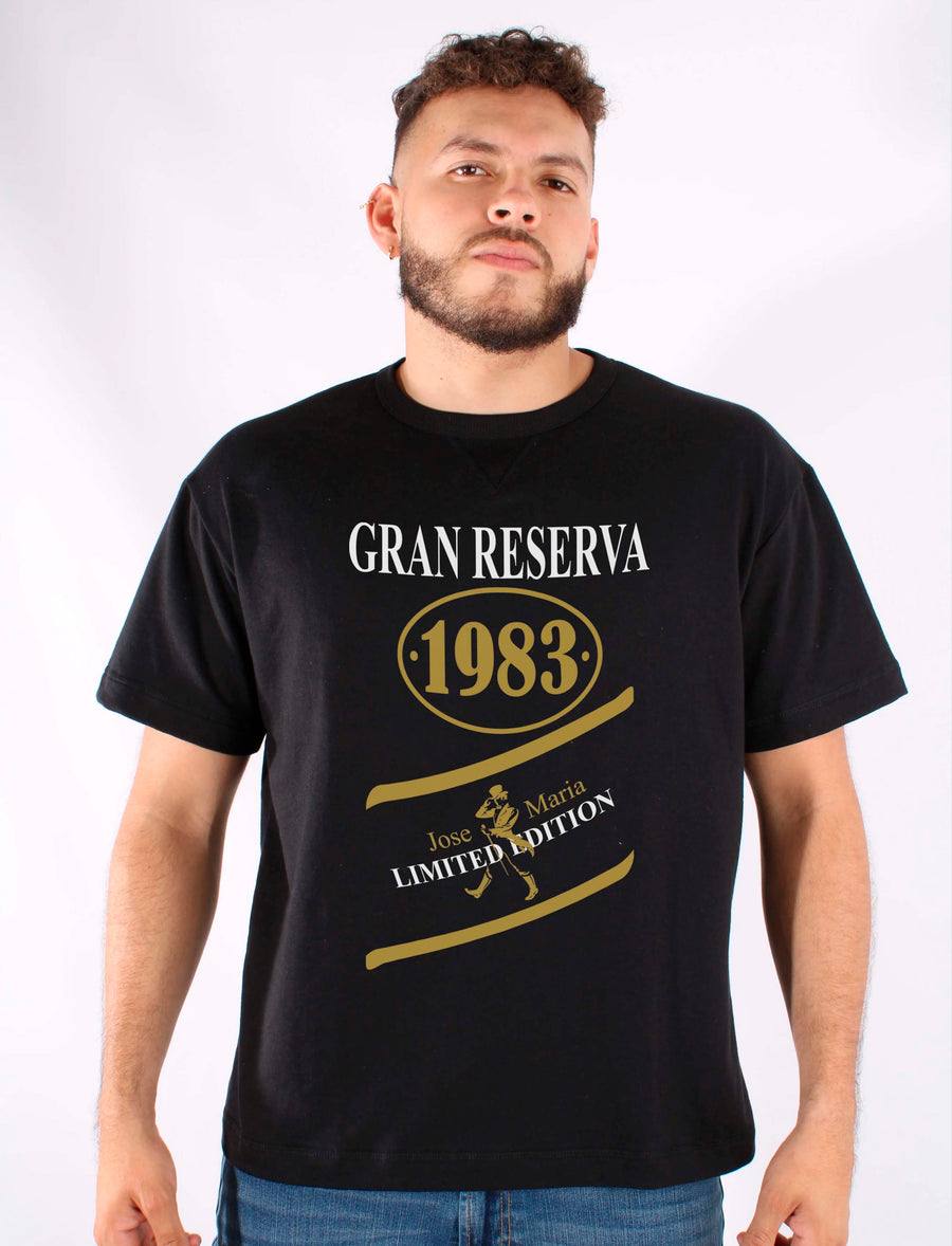 Camiseta personalizada cumpleaños gran reserva