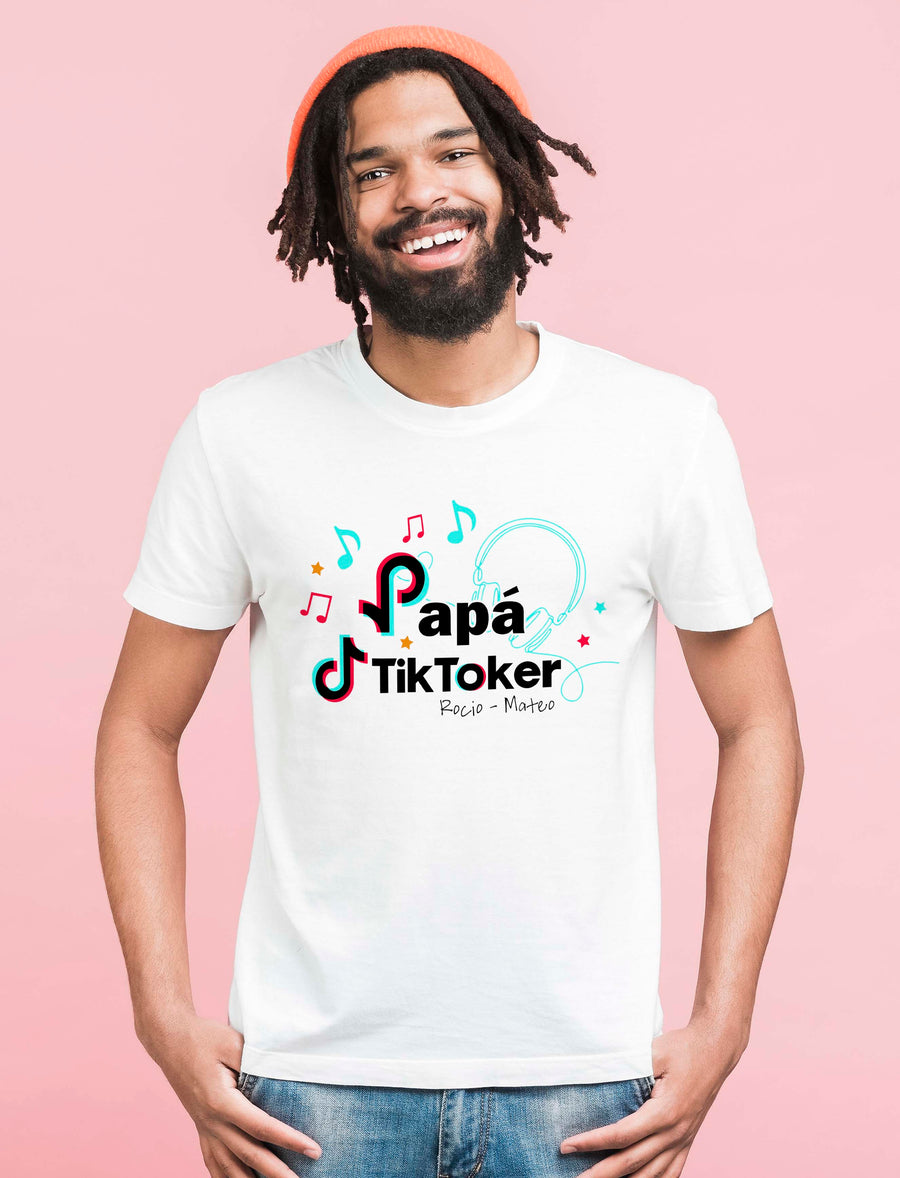 Camiseta personalizada papá tiktoker