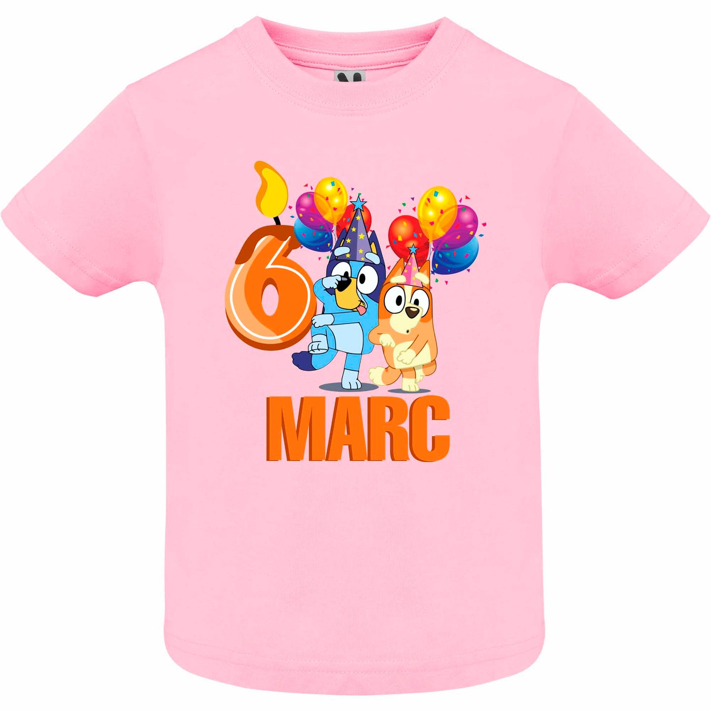 Camiseta personalizada Bluey y Bingo