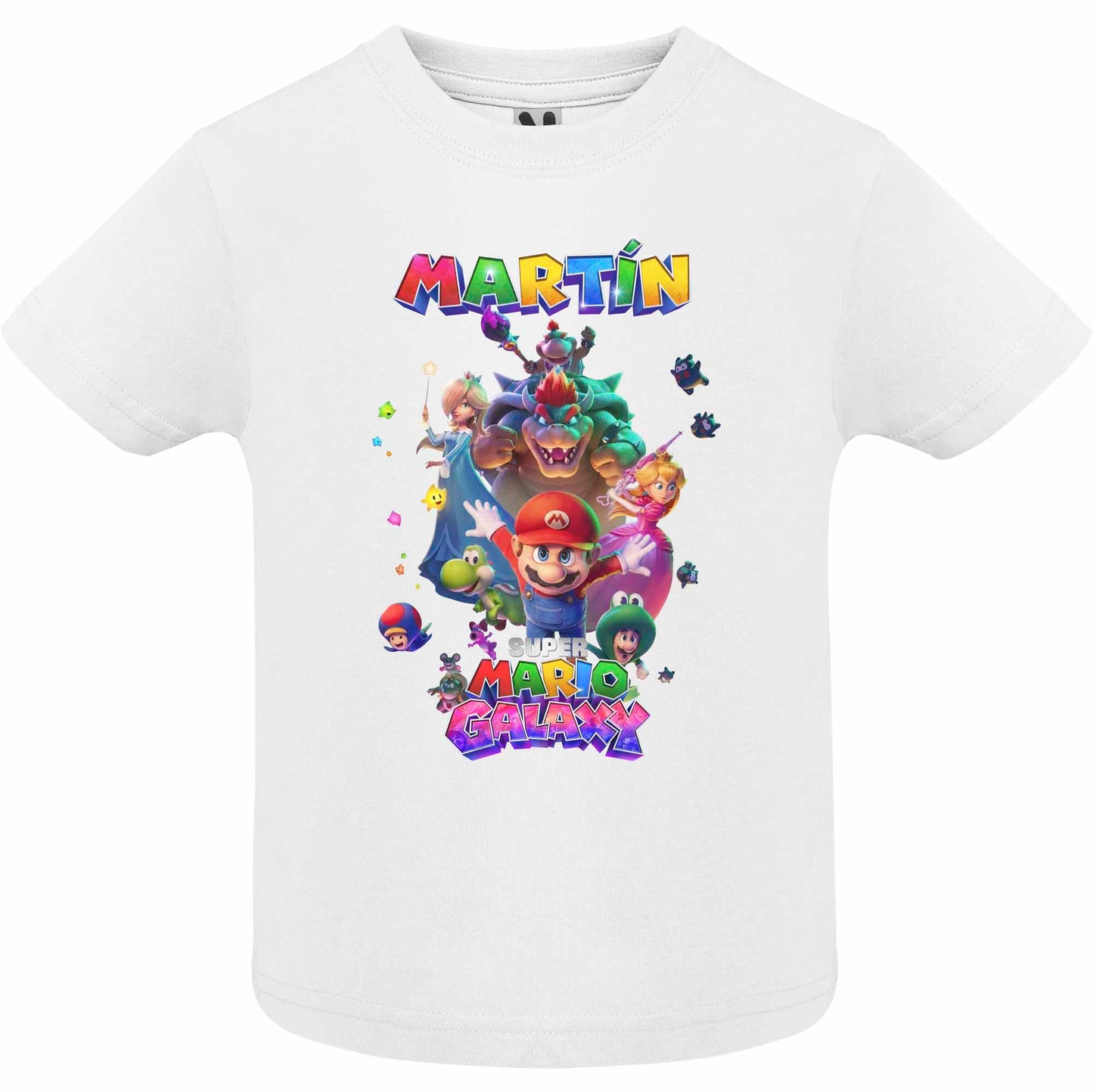 Camiseta personalizada Super Mario Galaxy