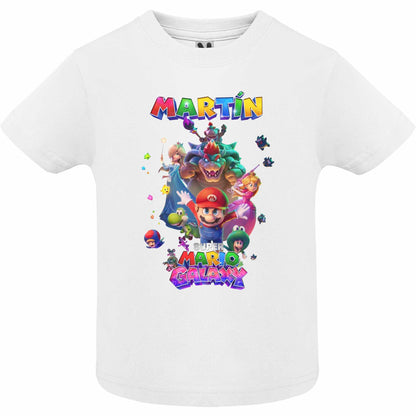 Camiseta personalizada Super Mario Galaxy
