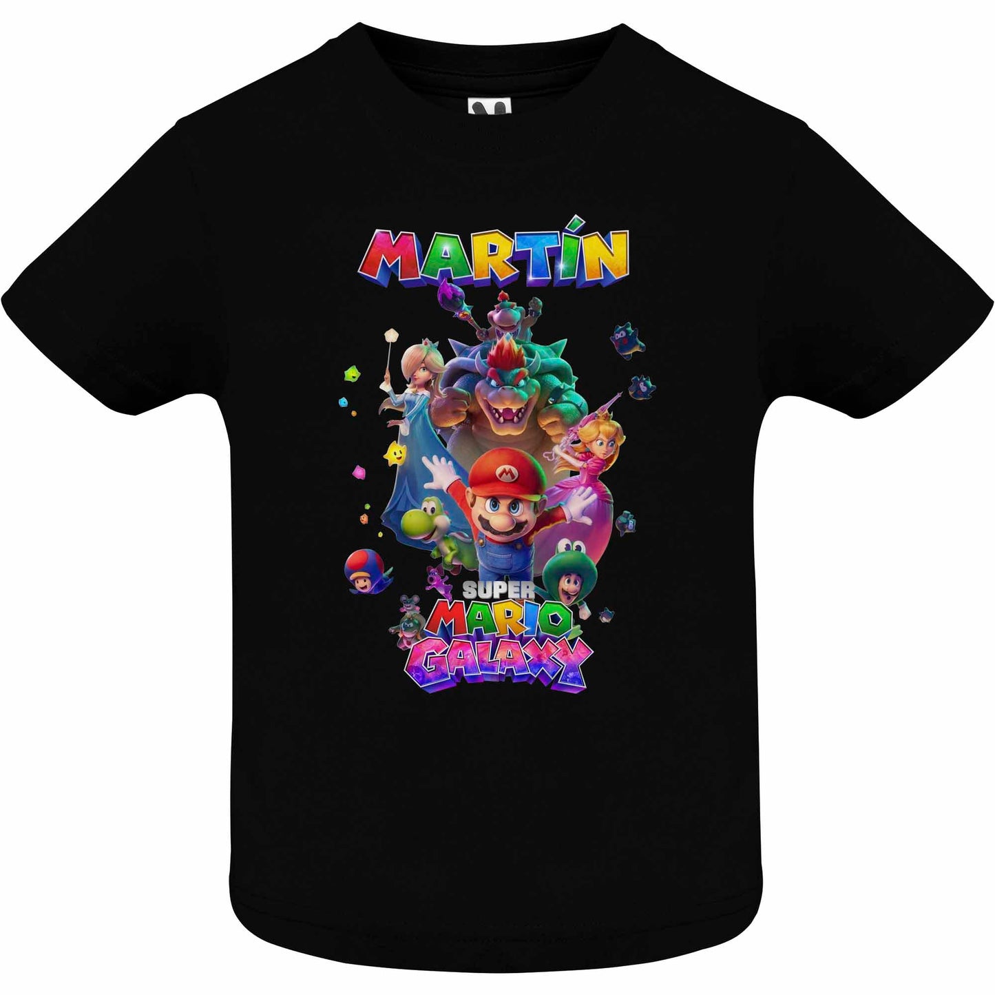 Camiseta personalizada Super Mario Galaxy