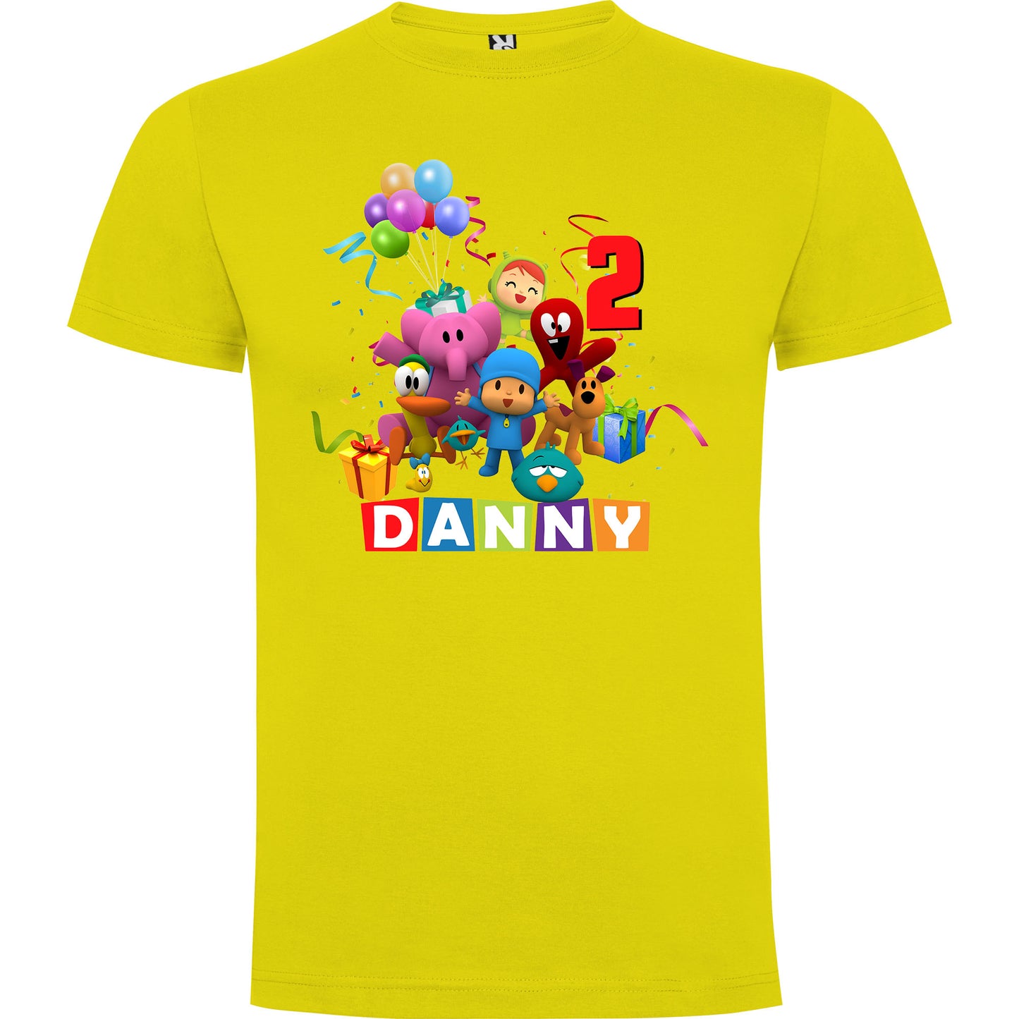 Camiseta personalizada Pocoyo y amigos