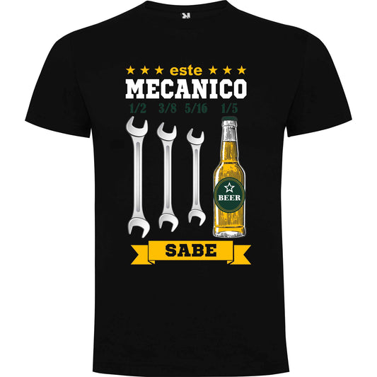 Camiseta personalizada diseño este mecanico sabe