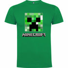 Camiseta minecraft creeper personalizada