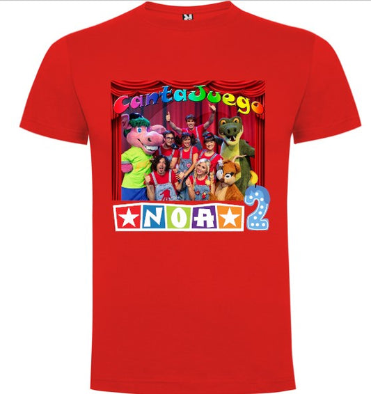 Camiseta personalizada canatjuegos