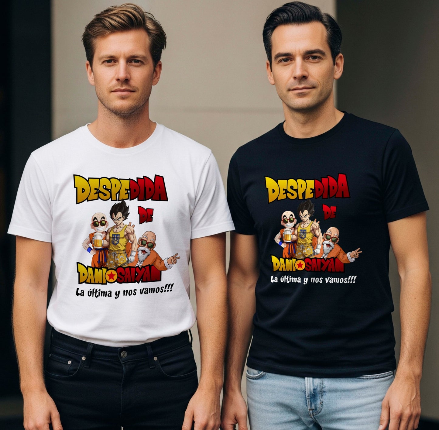 Camiseta despedida de soltero dragon ball Z personalizada
