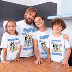 Camiseta personalizada familia Bluey