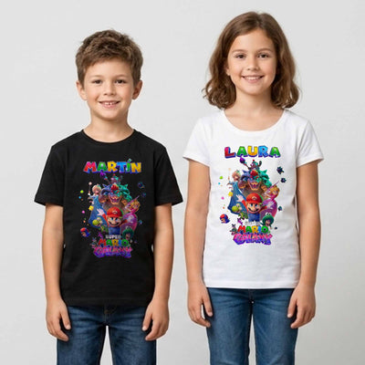 Camiseta personalizada Super Mario Galaxy