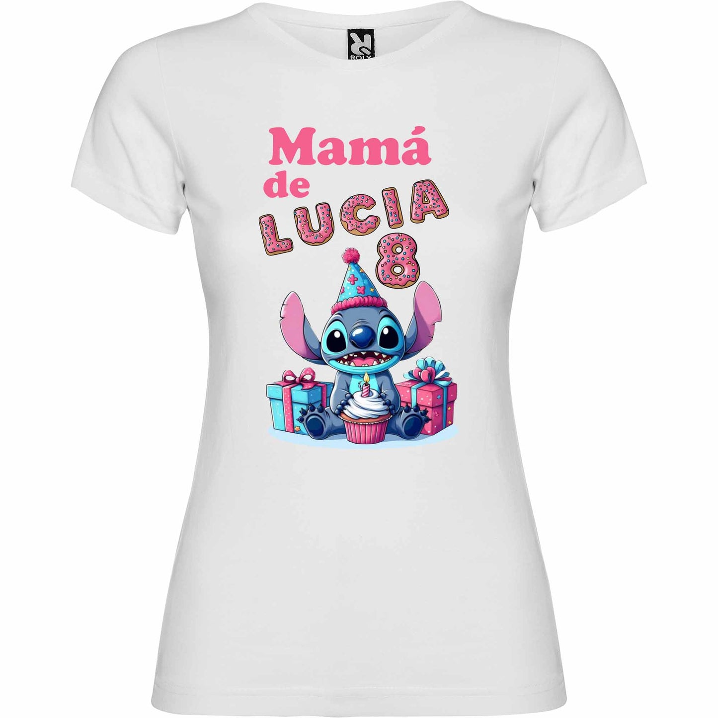Camiseta cumpleaños Stitch personalizada