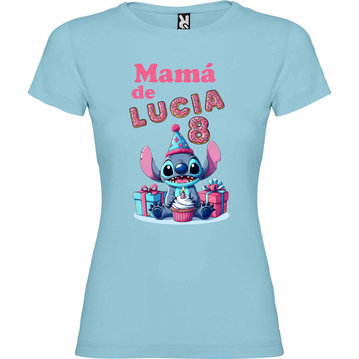Camiseta cumpleaños Stitch personalizada