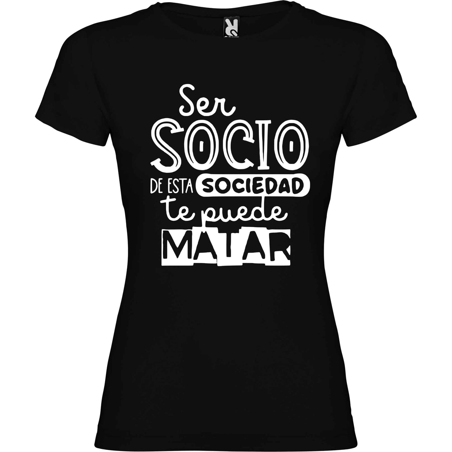 Camiseta perdonalizada Ser socio de esta sociedad