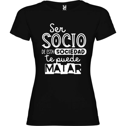 Camiseta perdonalizada Ser socio de esta sociedad