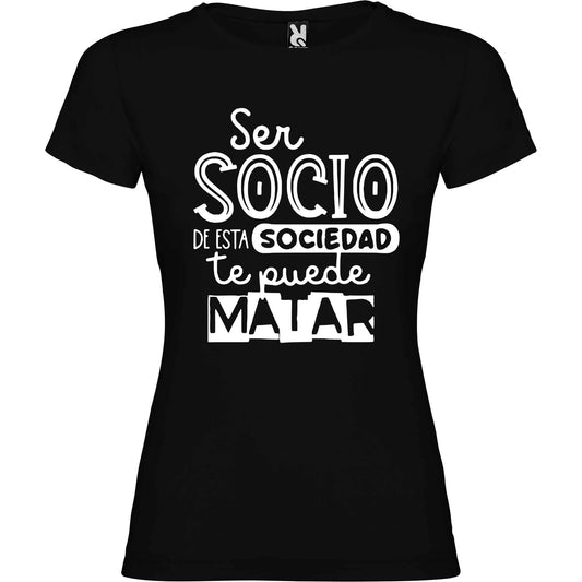 Camiseta perdonalizada Ser socio de esta sociedad