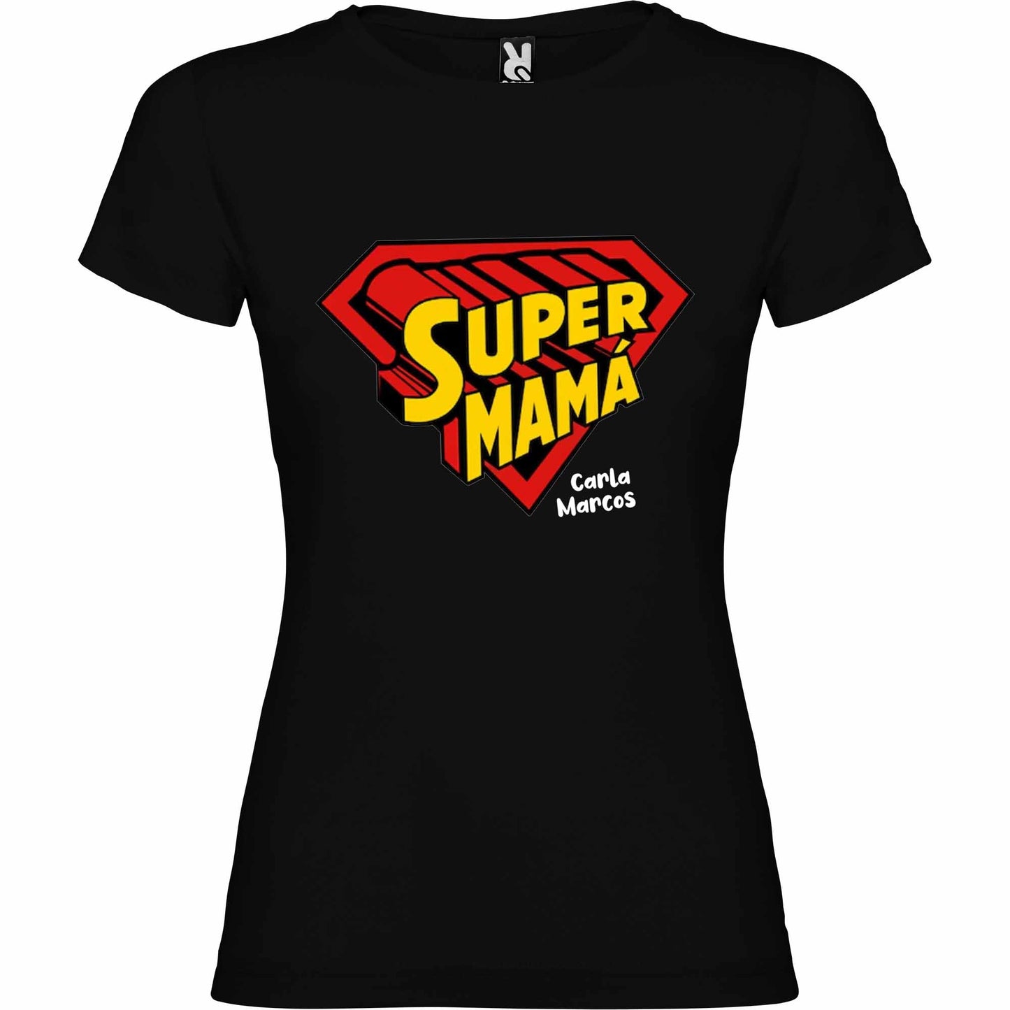 Camiseta personalizada Super Mamá comic