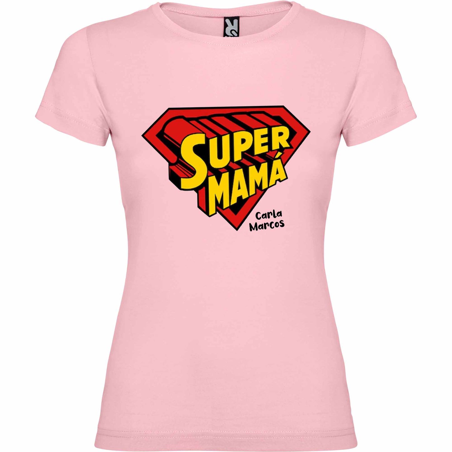 Camiseta personalizada Super Mamá comic