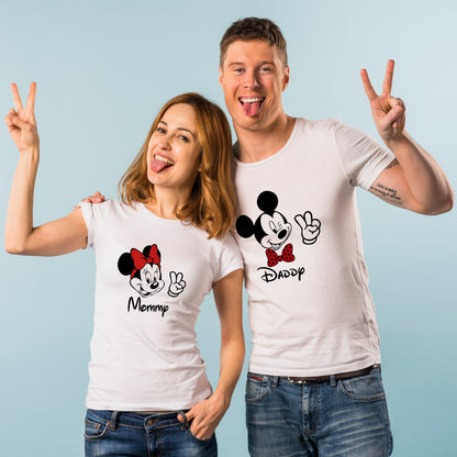 Camisetas personalizadas mikey y minnie