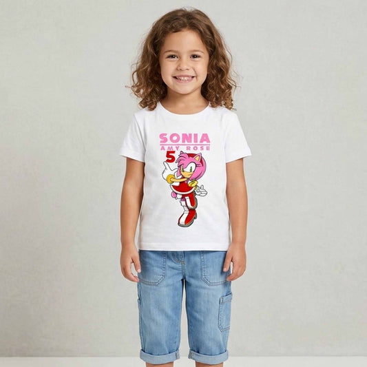 Camiseta personalizada Amy rose