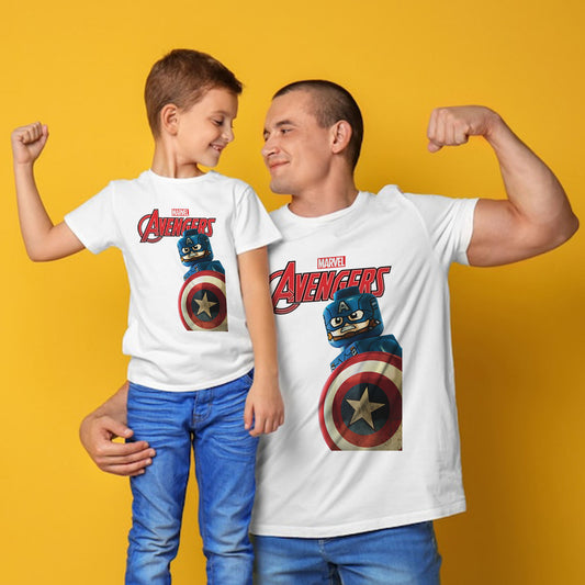 Camiseta lego Capitan America personalizada