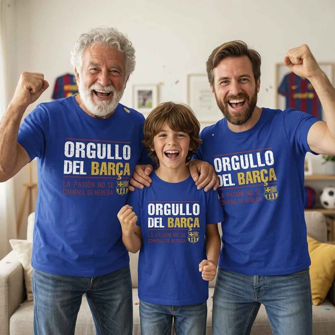 Camiseta ORGULLO DEL BARÇA personalizada