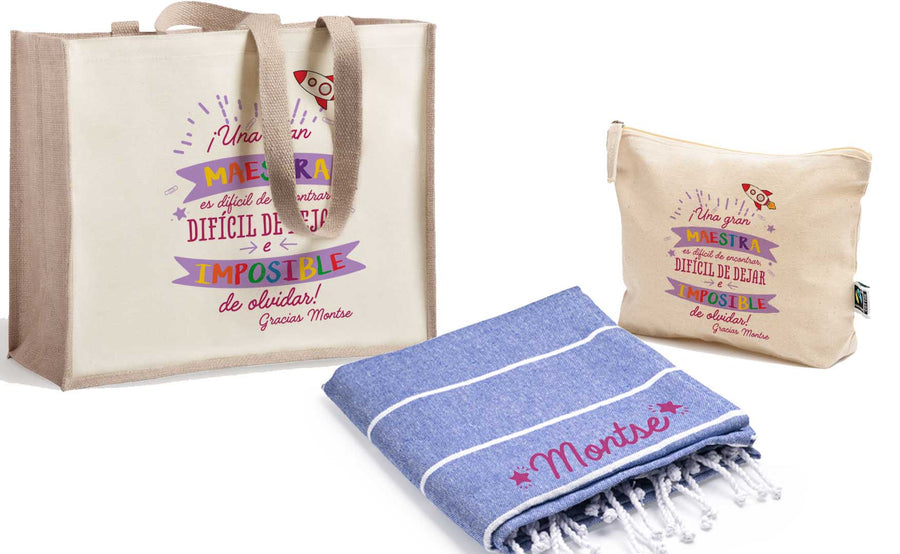Pack personalizado Playa una gran maestra