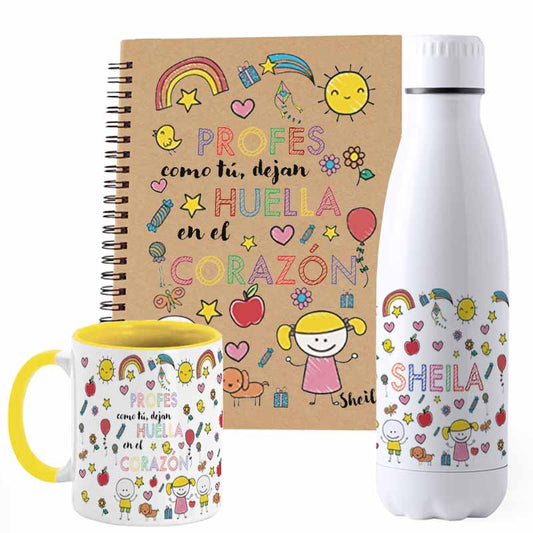 Pack personalizado Profes que dejan huella