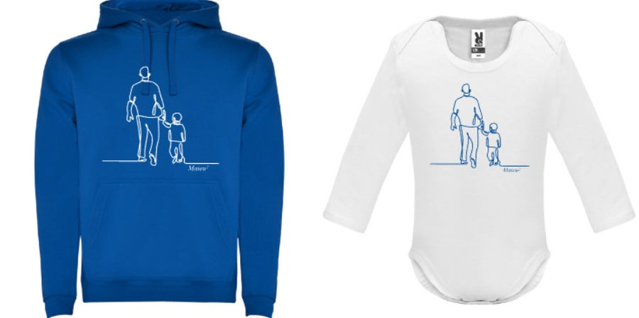 Sudadera personalizada mas body bebé