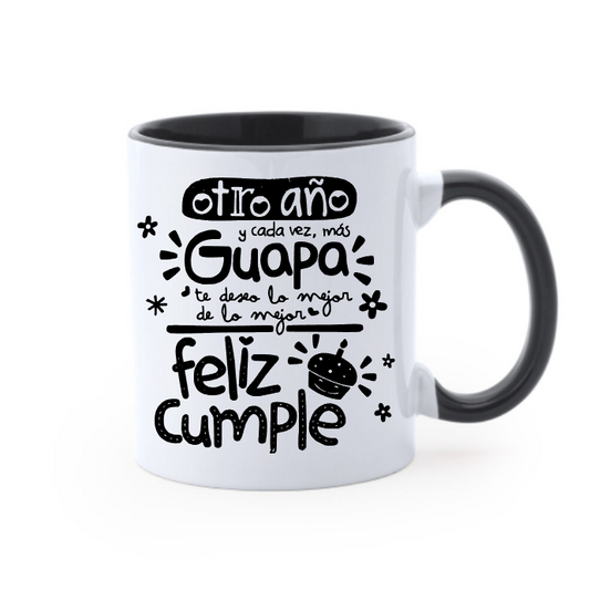 Taza personalizada feliz cumple