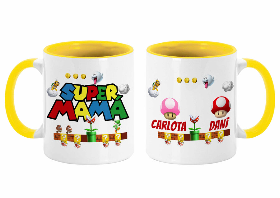 Taza personalizada Super mamá