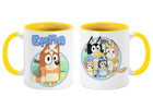 Taza personalizada familia Bluey