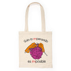 Bolsa personalizada Solo lo impensado es imposible