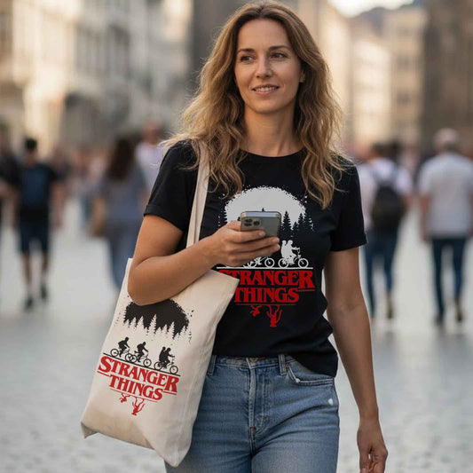 Tote bag stranger things personalizada
