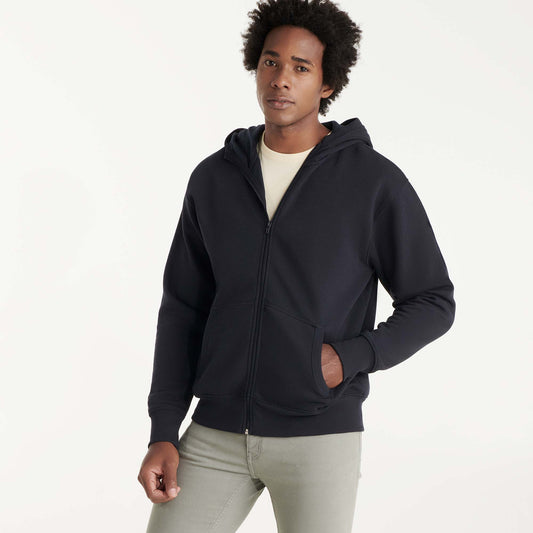 Sudadera con capucha y cremallera