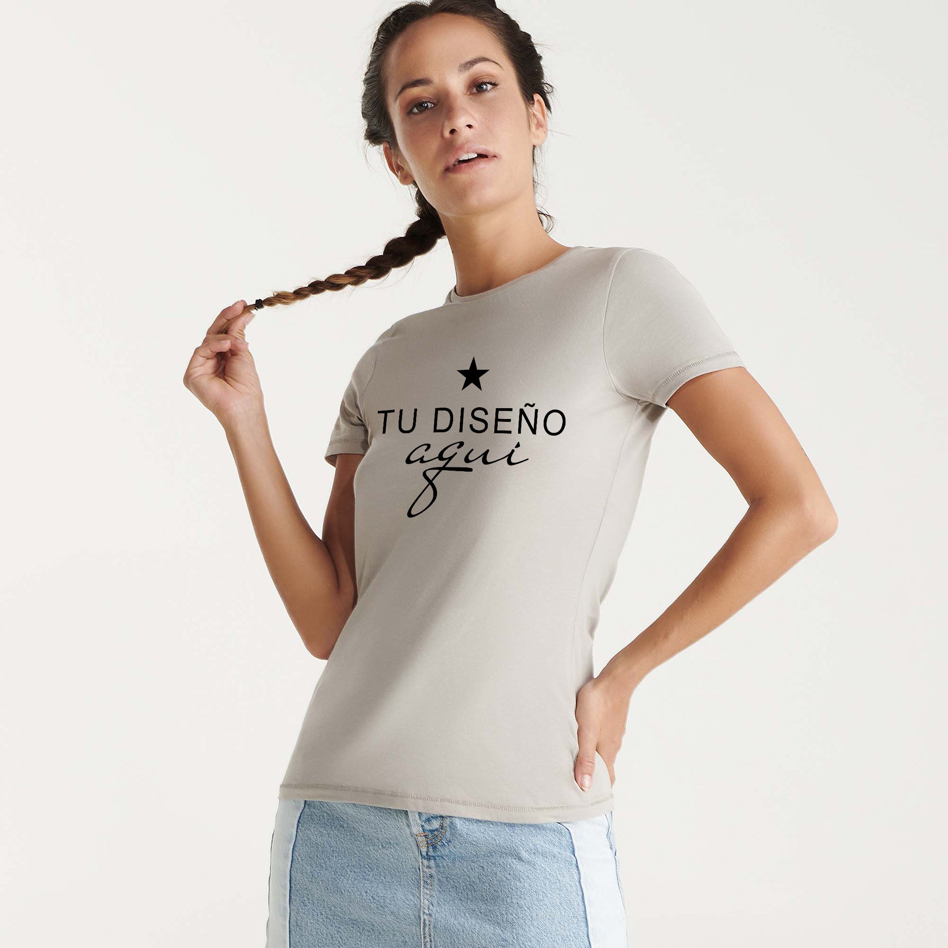 Camiseta de algodón orgánico Golden Woman - mr-personaliza
