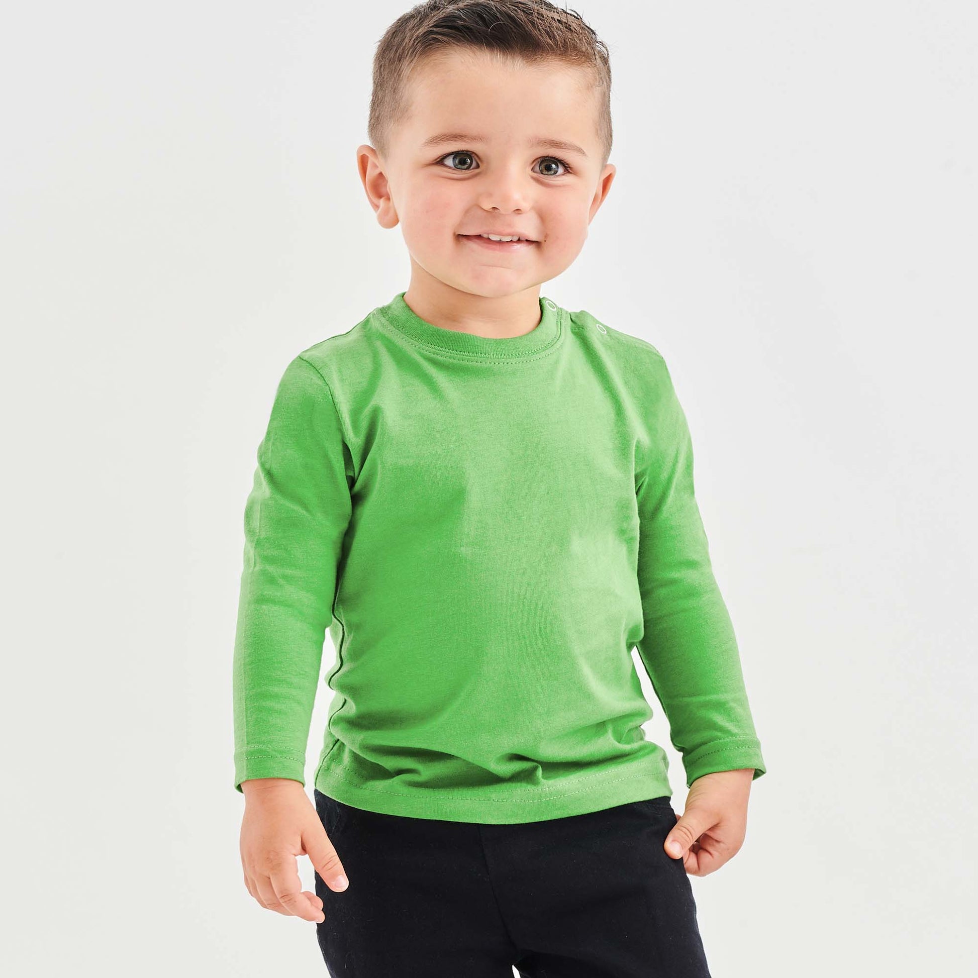 CAMISETA DE BEBE MANGA LARGA BABY KIDS - mr-personaliza