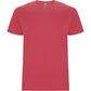 camiseta básica de niño color rojo crisantemo